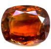 A reddish-brown quartz (citrine) sold as hessonite garnet from Madagascar