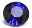 0.84 ct dark violetish-blue sapphire: natural or synthetic ?