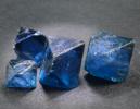 Blue gahnite crystals from Kagoro Hills, Kaduna State, Nigeria