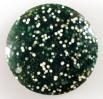 Green chalcedony with white spherulites drawing orbs - Indonesia