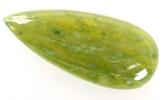 32 ct olive green vesuvianite cab reportedly from Rajasthan, India