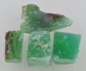 Bluish-green chalcedony, a gem silica from Ica, Peru