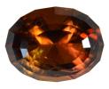 2.96 ct brownish-orange cordierite from Iakora, Madagascar